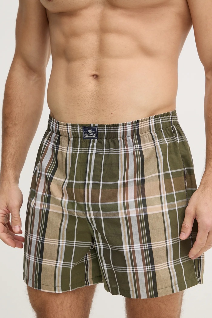 Polo Ralph Lauren boxerky pánské bavlněné 3-pack 714830273 zelená SS26