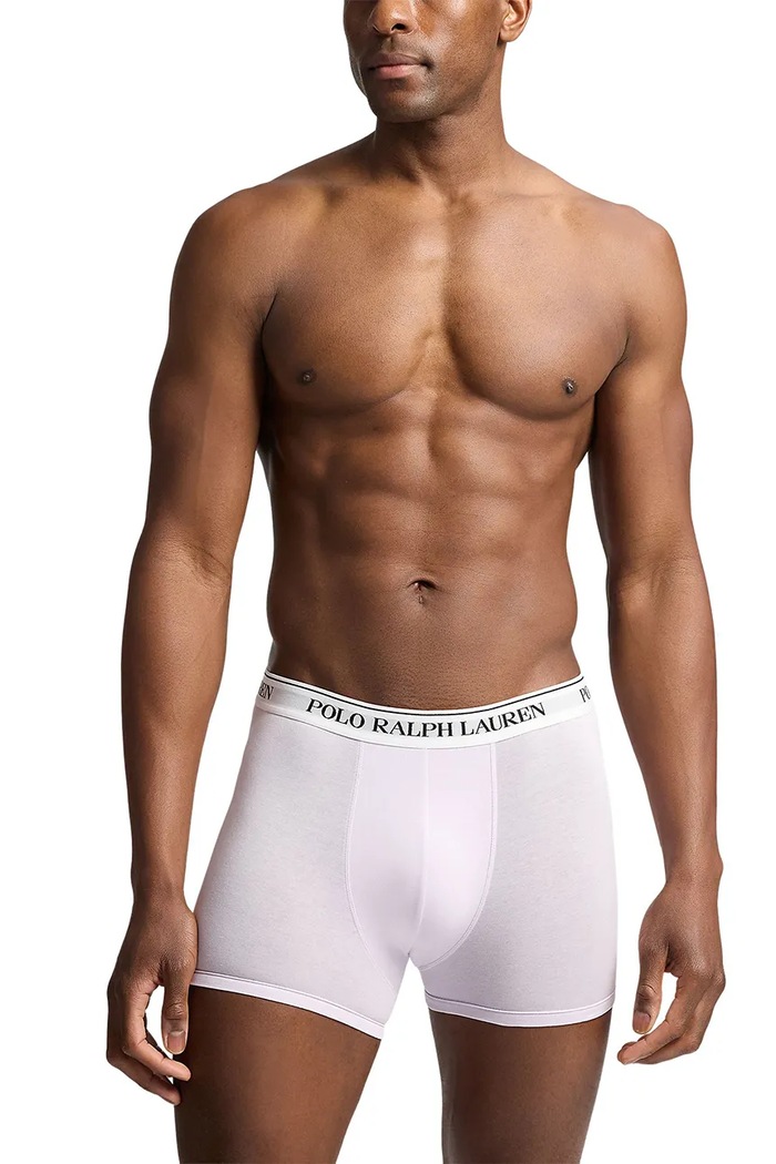 Polo Ralph Lauren boxer briefs cotton with elastane 3-pack 714830299 white SS26