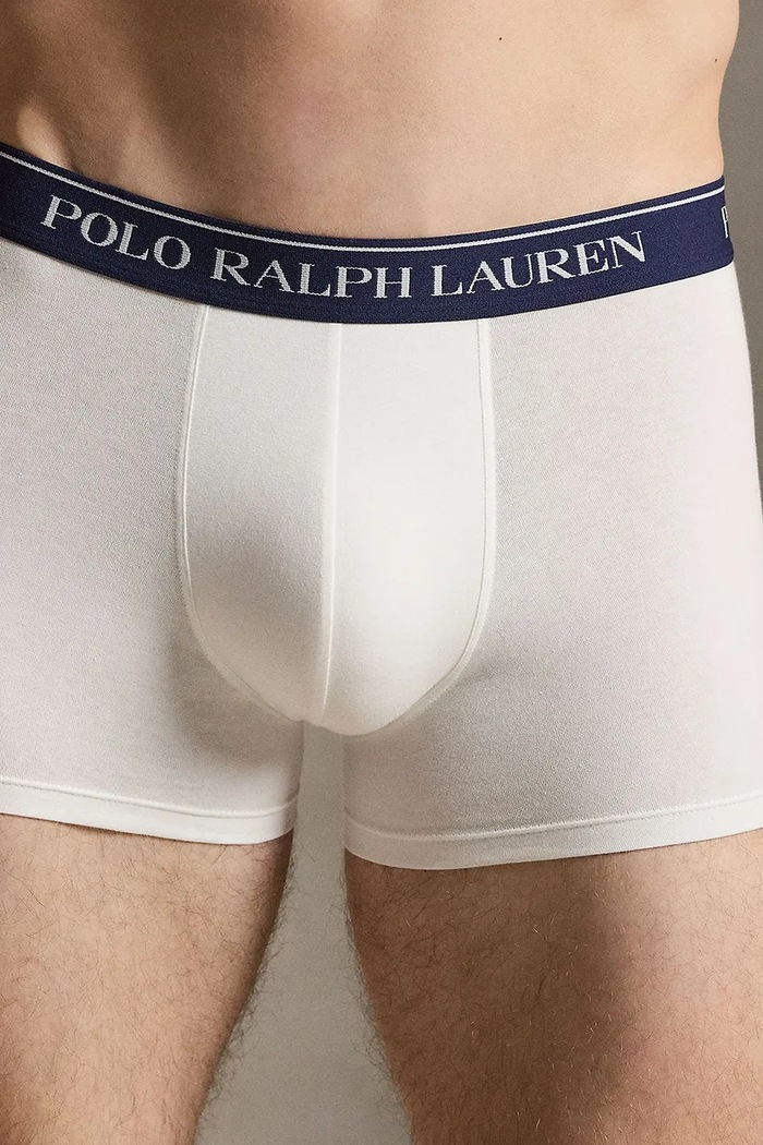 Polo Ralph Lauren boxeri pentru bărbați din bumbac cu elastan pachet de 3 alb 714830299
