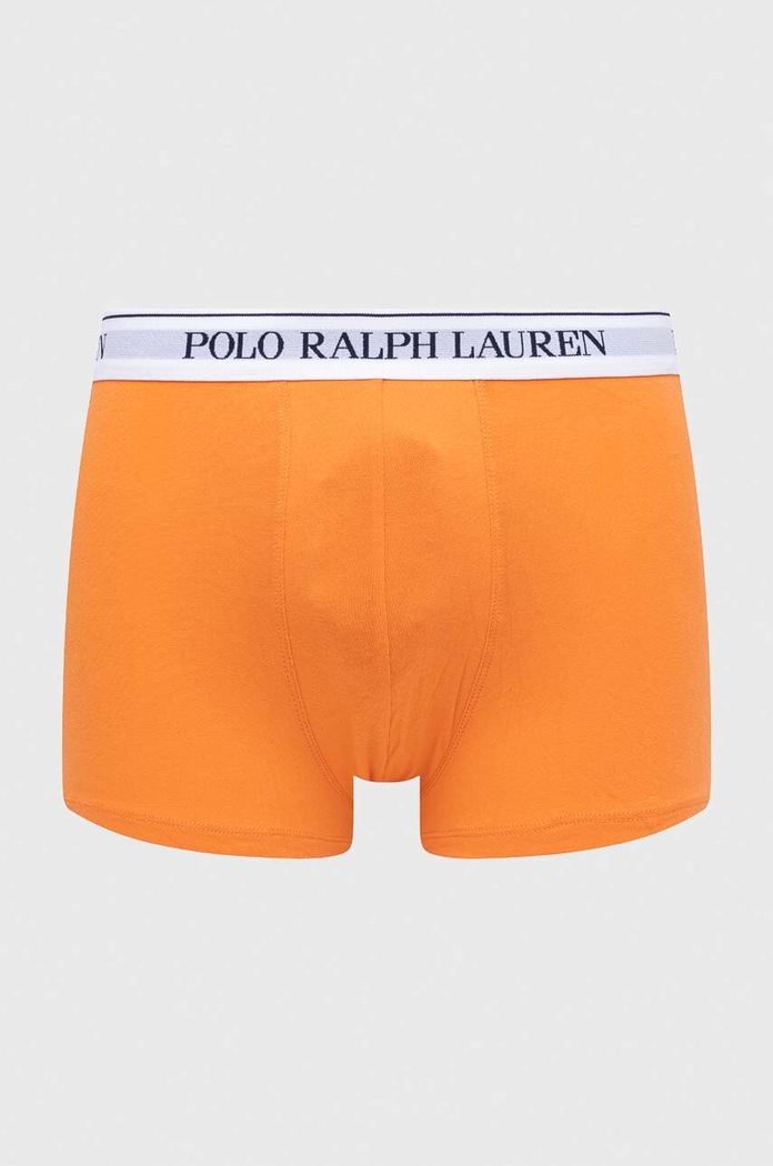 Ρούχα Polo Ralph Lauren μποξεράκι ανδρικό βαμβακερό με ελαστάν 3-pack 714830299 κίτρινο