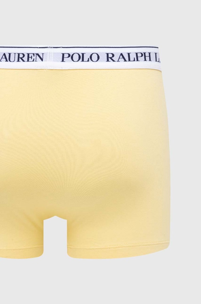 Polo Ralph Lauren μποξεράκι ανδρικό βαμβακερό με ελαστάν 3-pack 714830299 κίτρινο