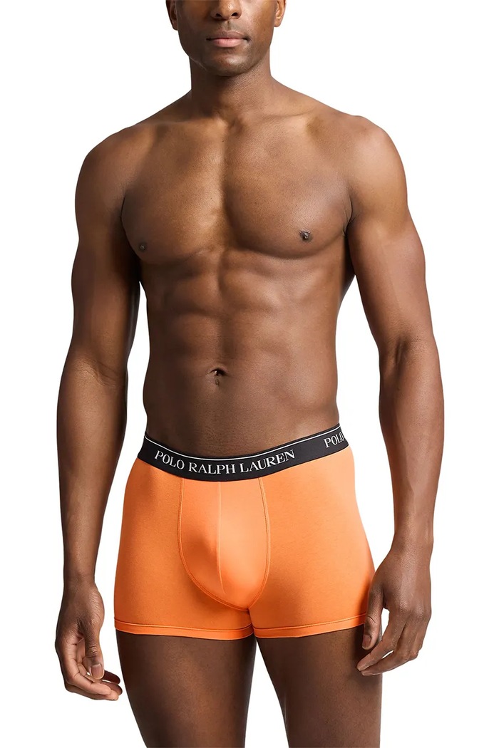 Polo Ralph Lauren férfi boxeralsó pamut elasztánnal 3-as csomag 714830299 narancssárga SS26