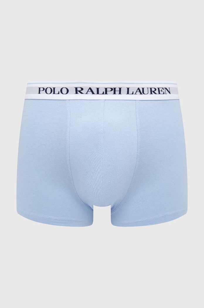 Polo Ralph Lauren moške boksarice iz bombaža z elastanom paket 3 kosov 714830299 modra SS26