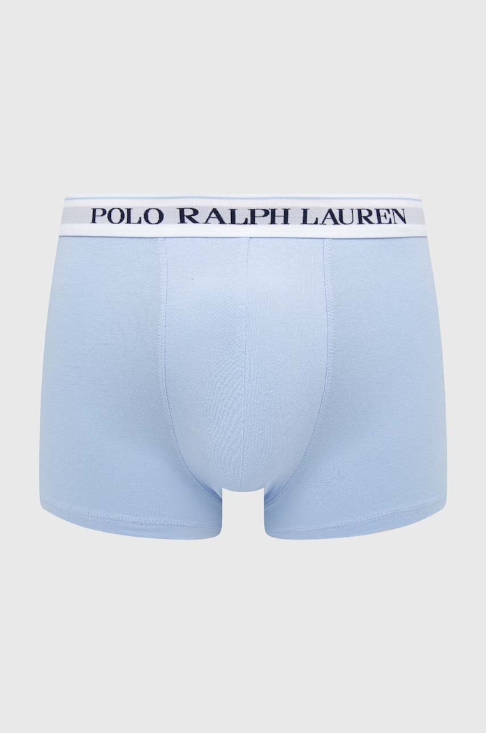 Polo Ralph Lauren moške boksarice iz bombaža z elastanom paket 3 kosov 714830299 modra SS26