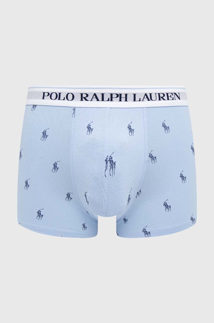 Oblačila Polo Ralph Lauren moške boksarice iz bombaža z elastanom paket 3 kosov 714830299 modra