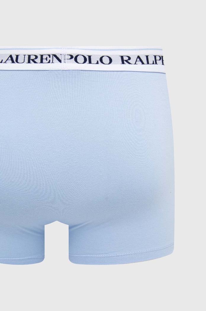 Polo Ralph Lauren moške boksarice iz bombaža z elastanom paket 3 kosov 714830299 modra
