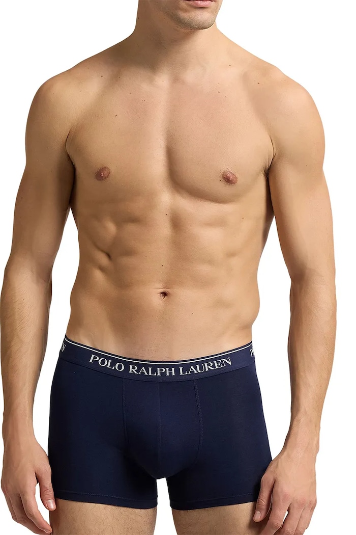 Polo Ralph Lauren boxerky pánské bavlněné s elastanem 3-pack 714830299 modrá