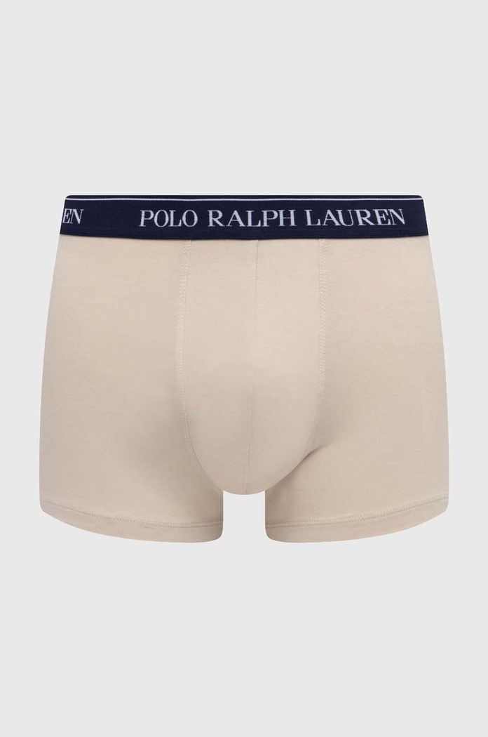 Polo Ralph Lauren bokserki męskie bawełniane z elastanem 3-pack niebieski 714830299
