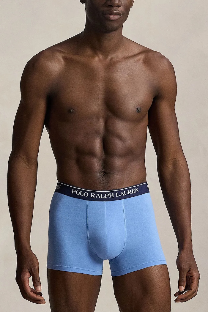 Polo Ralph Lauren boxeri din bumbac cu elastan pentru bărbați pachet de 3 714830299 albastru
