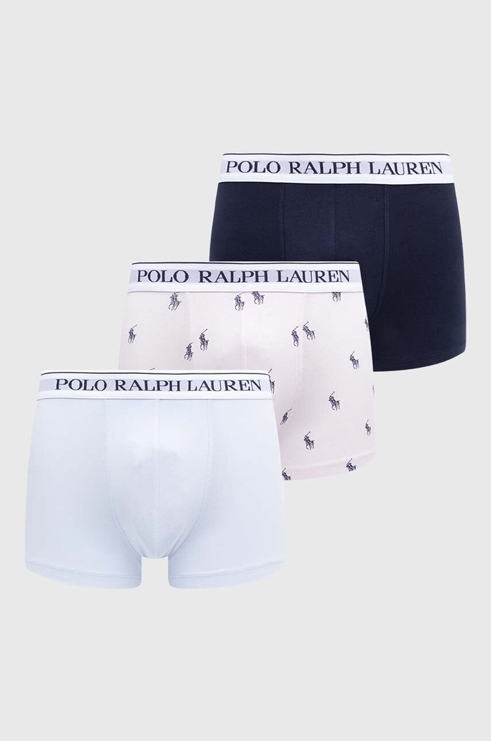 Polo Ralph Lauren boxeri pentru bărbați din bumbac cu elastan pachet de 3 uni albastru 714830299
