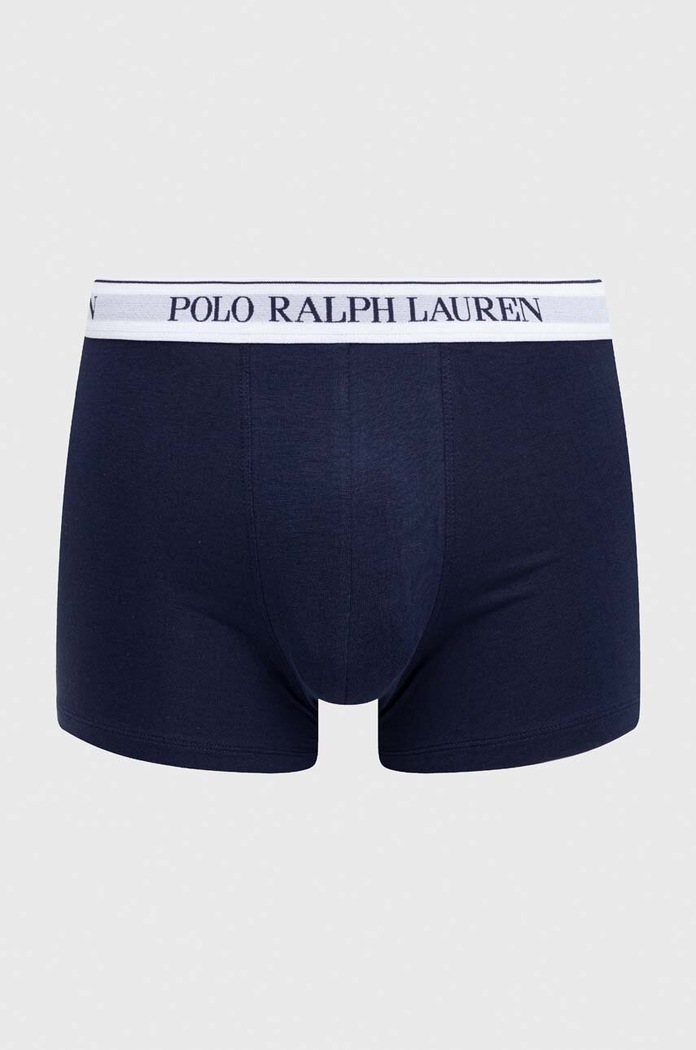 Polo Ralph Lauren boxerky bavlnené s elastanom pánske 3-pak 714830299 tmavomodrá SS26