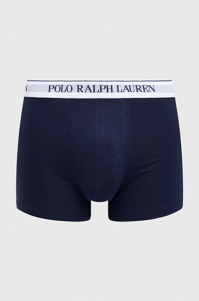 Polo Ralph Lauren boxerky bavlnené s elastanom pánske 3-pak 714830299 tmavomodrá SS26