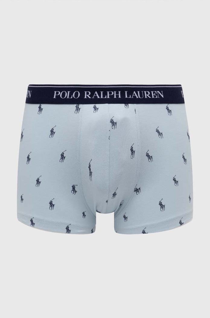 Polo Ralph Lauren bokserki męskie bawełniane z elastanem 3-pack 714830299 granatowy SS26