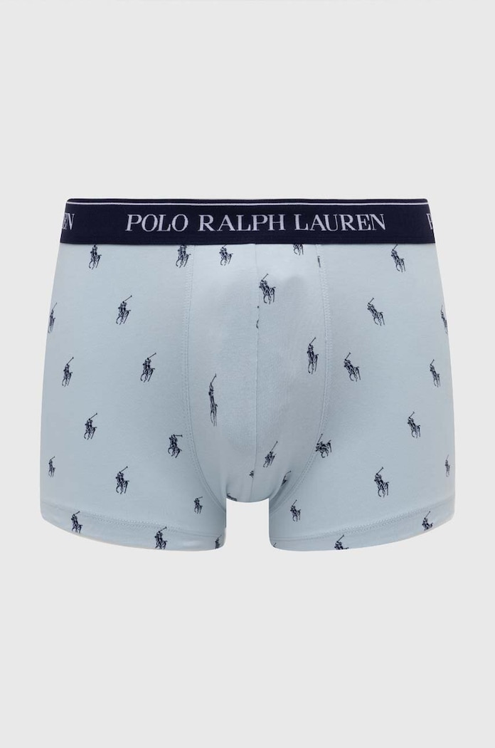 Polo Ralph Lauren bokserki męskie bawełniane z elastanem 3-pack 714830299 granatowy SS26