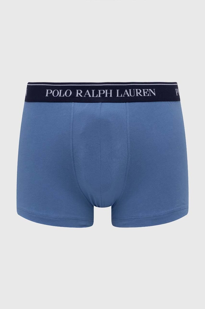 Polo Ralph Lauren bokserki męskie bawełniane z elastanem 3-pack granatowy 714830299