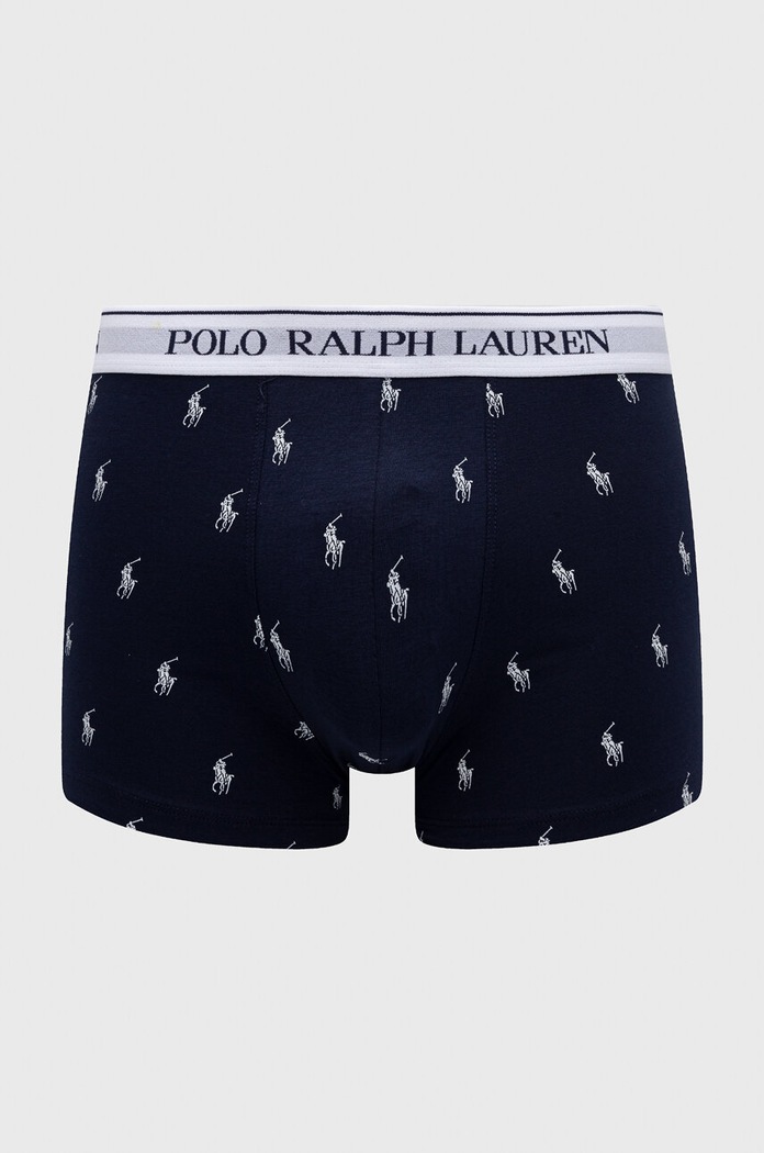 Polo Ralph Lauren boxerky bavlnené s elastanom pánske 3-pak 714830299 tmavomodrá SS26
