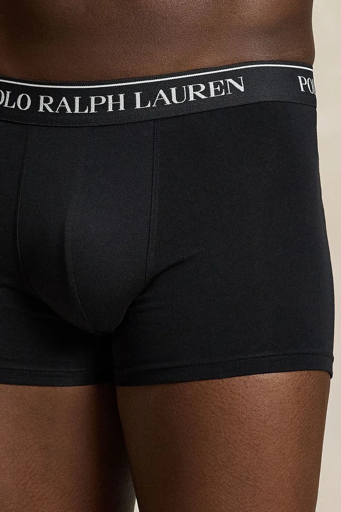 Polo Ralph Lauren bokserki męskie bawełniane z elastanem 3-pack zielony 714830299