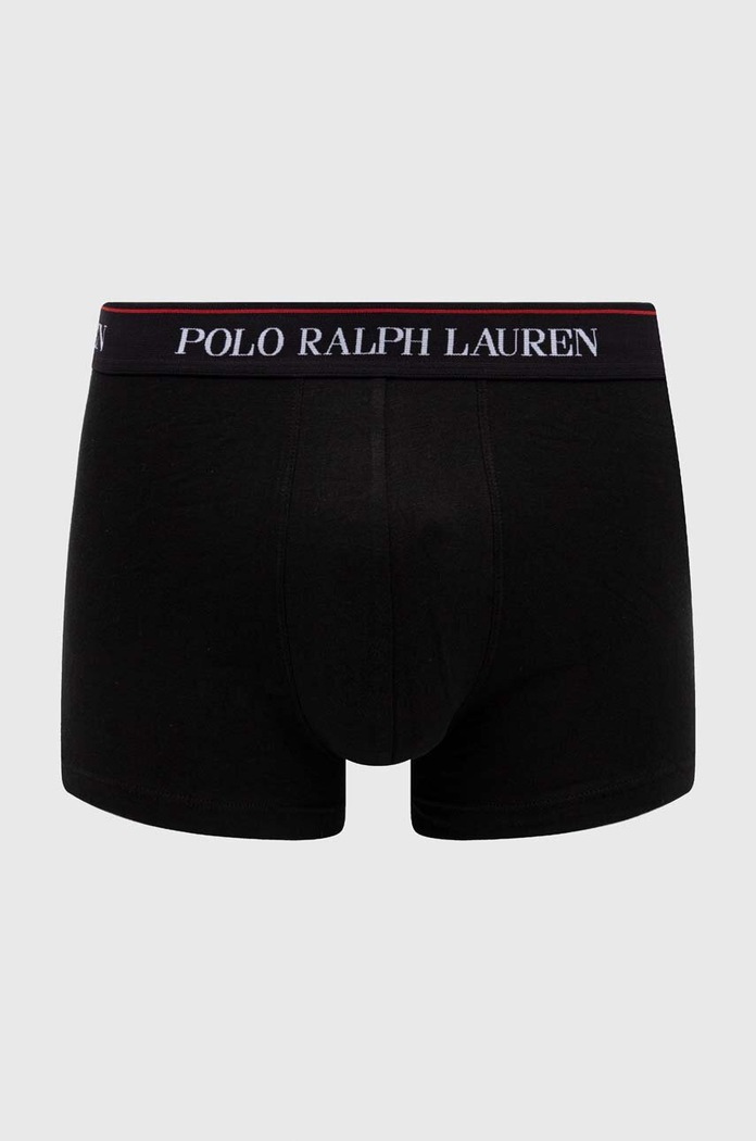 Polo Ralph Lauren boxerky pánske bavlnené s elastanom 3-pak 714830299 burgundské SS26