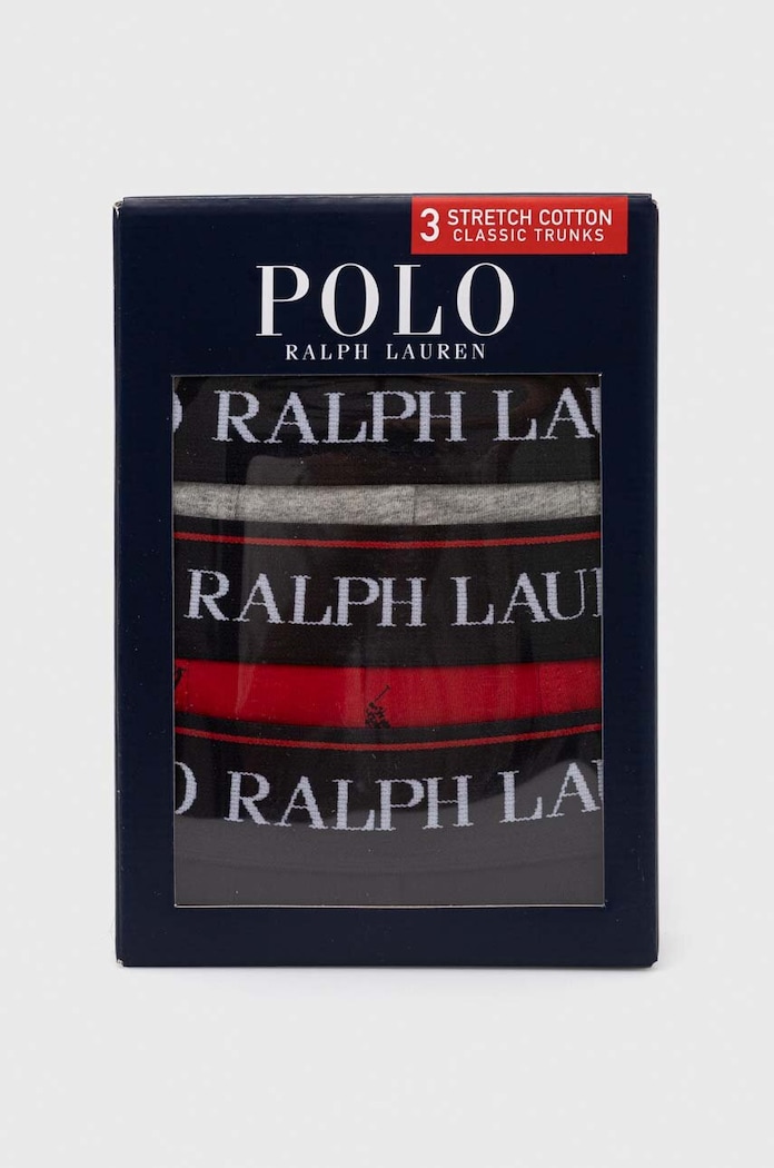 Polo Ralph Lauren boxerky pánske bavlnené s elastanom 3-pak 714830299