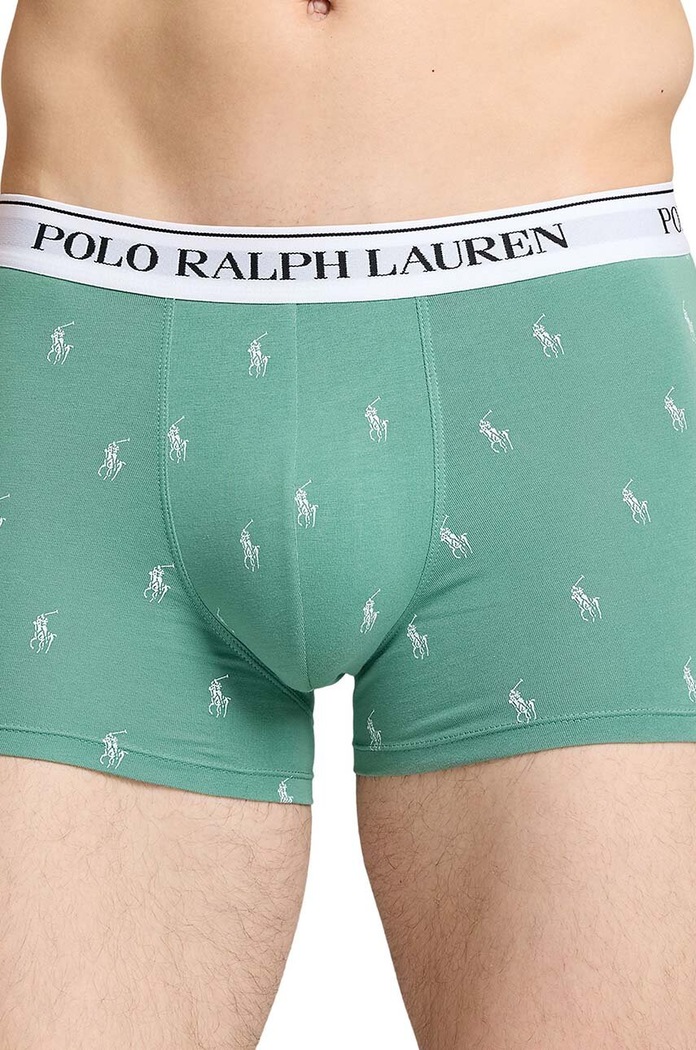 Oblečení Polo Ralph Lauren boxerky pánské bavlněné s elastanem 3-pack 714830299 šedá