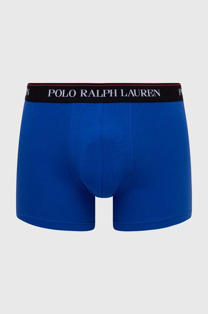 Polo Ralph Lauren boxerky pánske bavlnené s elastanom 3-pak modrá 714830299