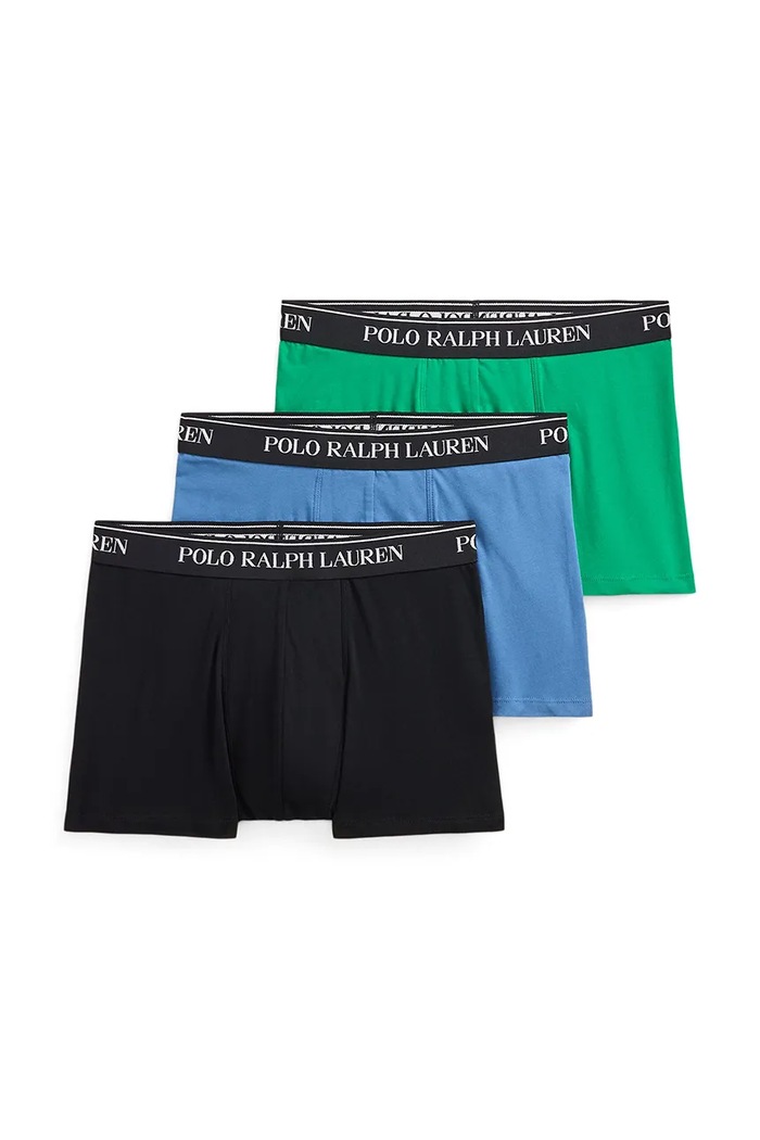 Polo Ralph Lauren boxeri din bumbac cu elastan pentru bărbați pachet de 3 tricotaj albastru 714830299