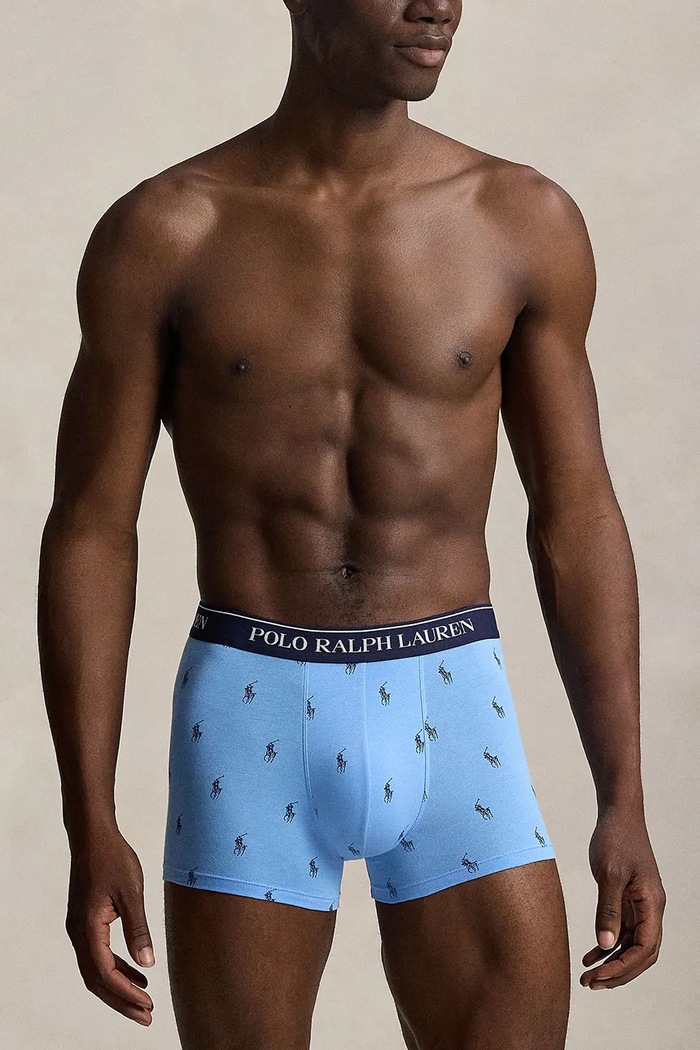 Polo Ralph Lauren boxeri din bumbac cu elastan pentru bărbați pachet de 3 714830299 negru SS26