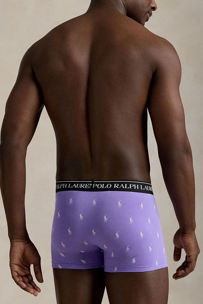 Îmbrăcăminte Polo Ralph Lauren boxeri din bumbac cu elastan pentru bărbați pachet de 3 714830299 negru