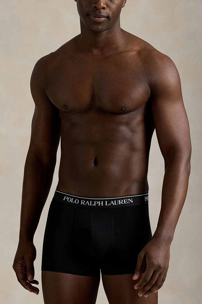 Polo Ralph Lauren boxeri din bumbac cu elastan pentru bărbați pachet de 3 714830299 negru