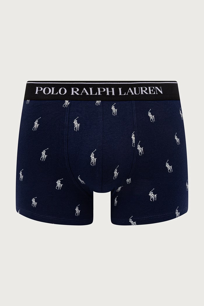 Odzież Polo Ralph Lauren bokserki męskie bawełniane z elastanem 3-pack 714830299 czarny