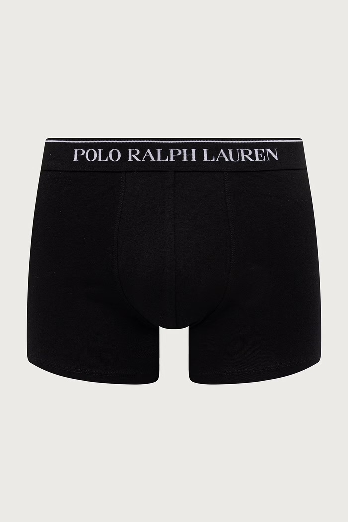 Polo Ralph Lauren bokserki męskie bawełniane z elastanem 3-pack czarny 714830299