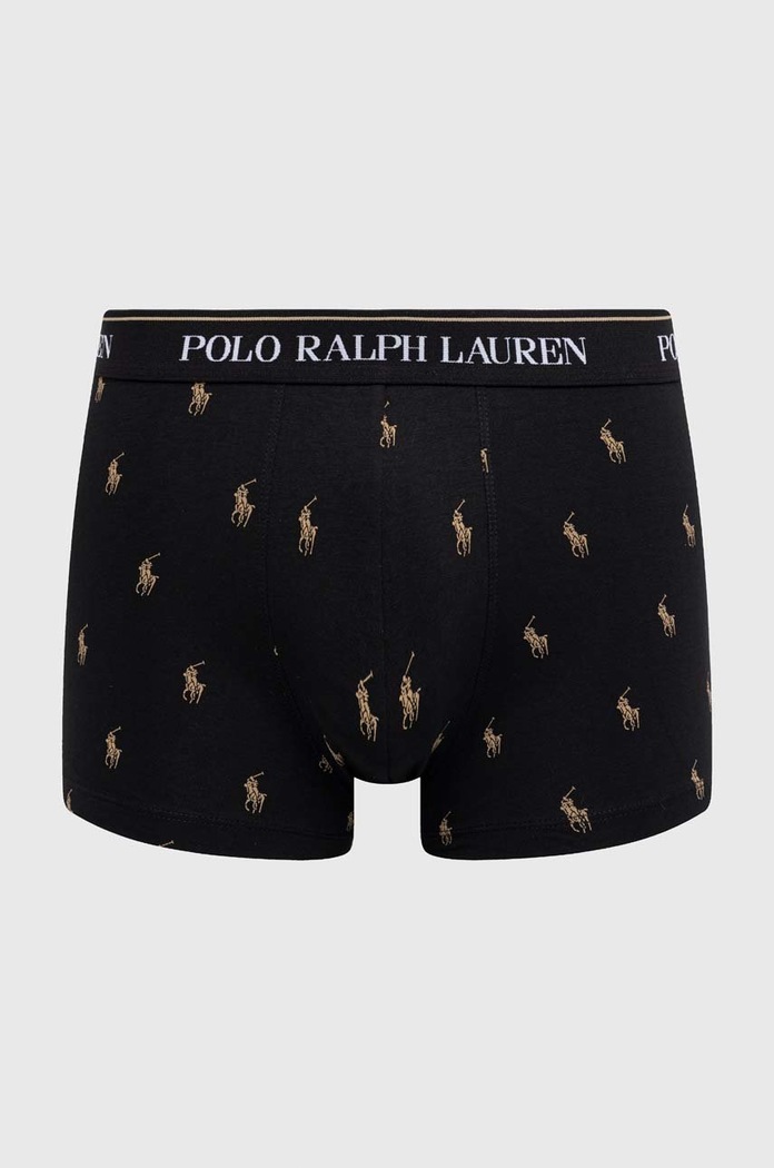 Polo Ralph Lauren Boxeralsó férfi pamut elasztánnal 3-as csomag 714830299 fekete SS26