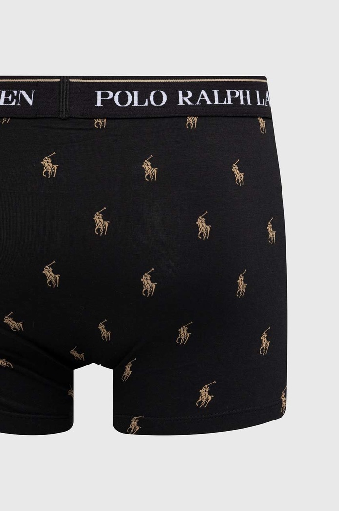 Polo Ralph Lauren Boxeralsó férfi pamut elasztánnal 3-as csomag 714830299 fekete