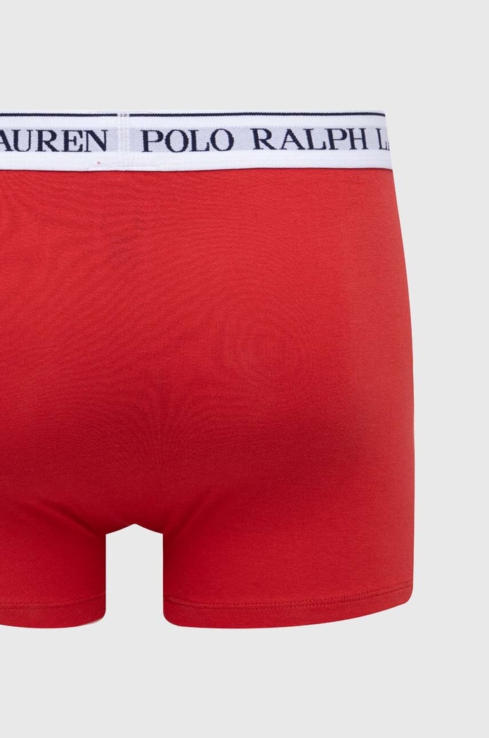 Boksarice moške bombažne z elastanom paket 3 kosov Polo Ralph Lauren pisana 714830299