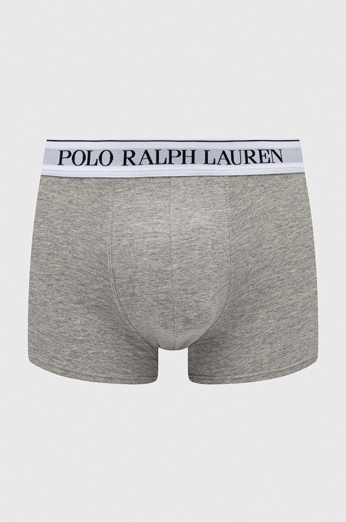 Polo Ralph Lauren boxerky bavlnené s elastanom pánske 3-pak sivá 714830299