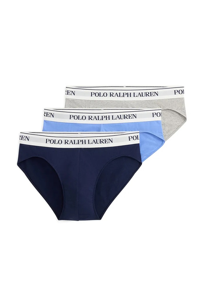 Spodní prádlo Polo Ralph Lauren 3-pack potisk modrá 714840543