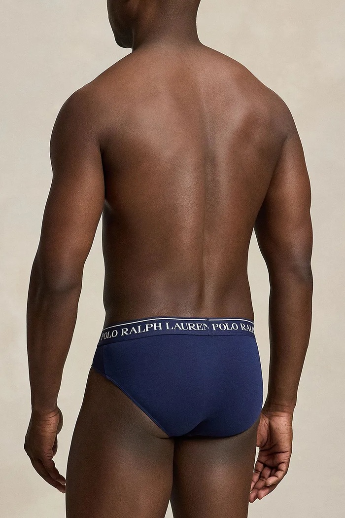 Ruházat Polo Ralph Lauren Alsónadrág férfi pamuttal 3-as csomag 714840543 sötétkék