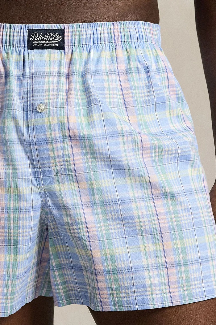 Oblečení Bavlněné boxerky Polo Ralph Lauren 714862630 modrá