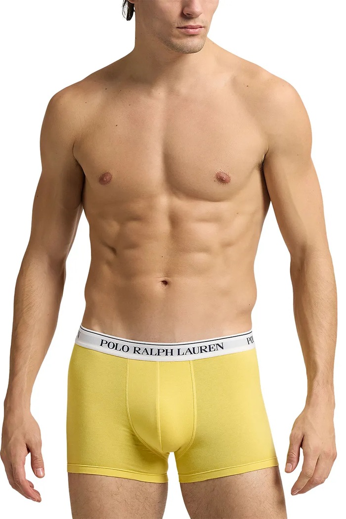 Boxerky pánské 5-pack Polo Ralph Lauren žlutá 714864292