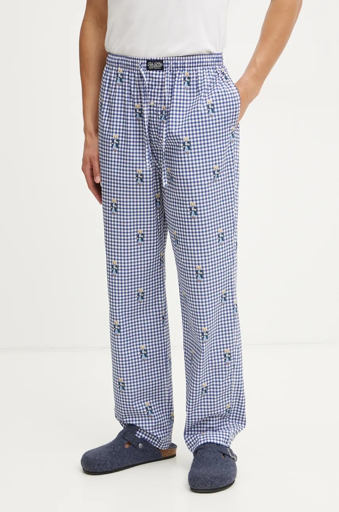 Polo Ralph Lauren Долнище на пижама мъжко от памук долнище син 714899509