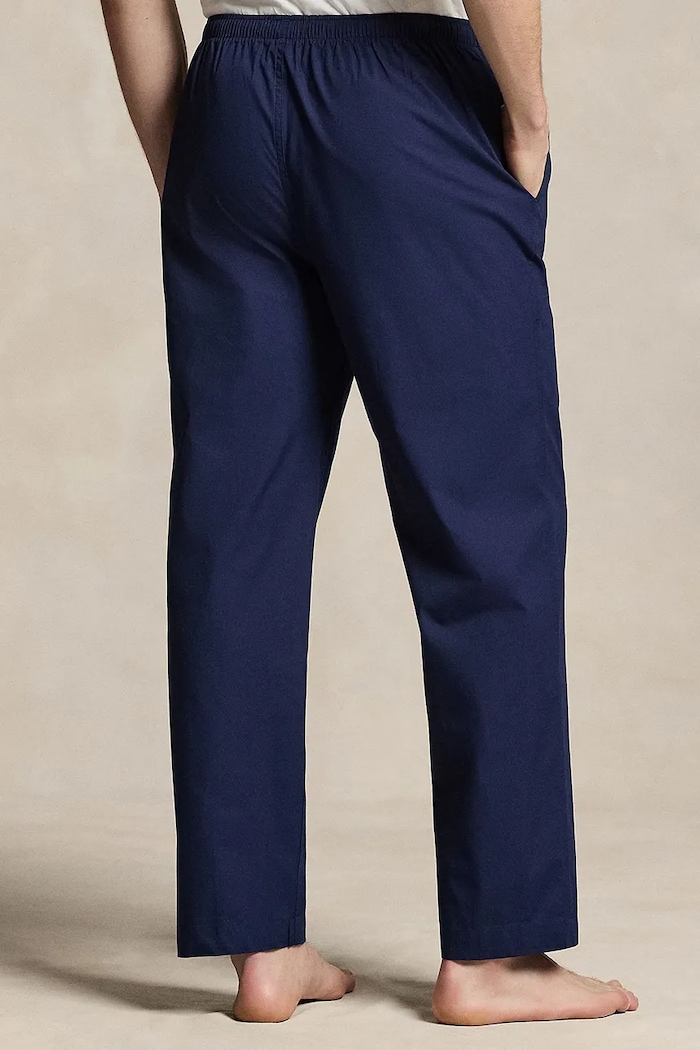 Polo Ralph Lauren spodnie piżamowe męskie bawełniane 714899509 granatowy SS26