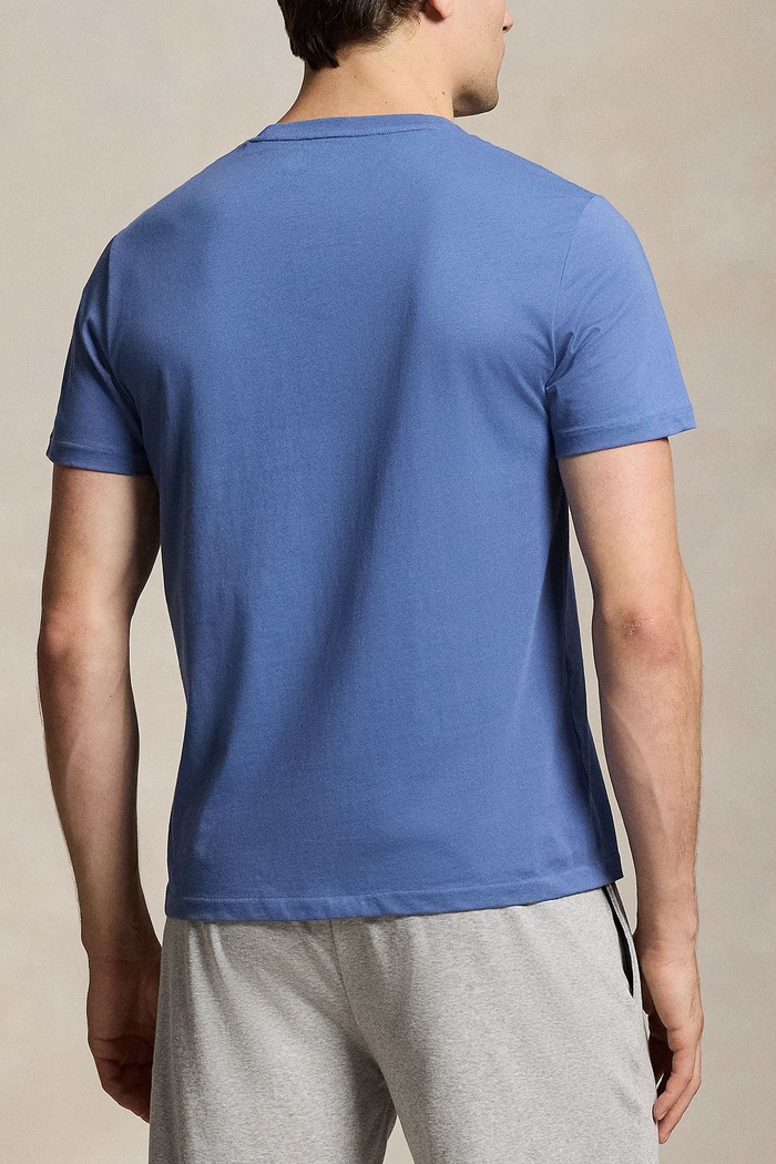 Polo Ralph Lauren T-shirt piżamowy męski bawełniany 714899613 niebieski SS26