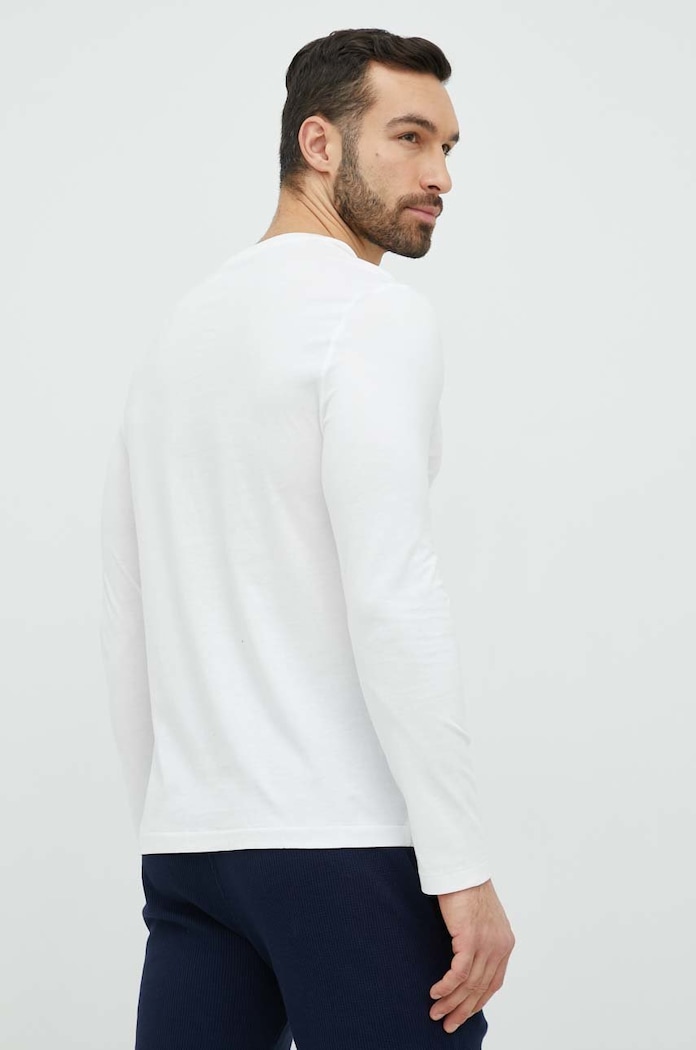 Oblečení Bavlněná košile s dlouhým rukávem Polo Ralph Lauren 714899614 bílá