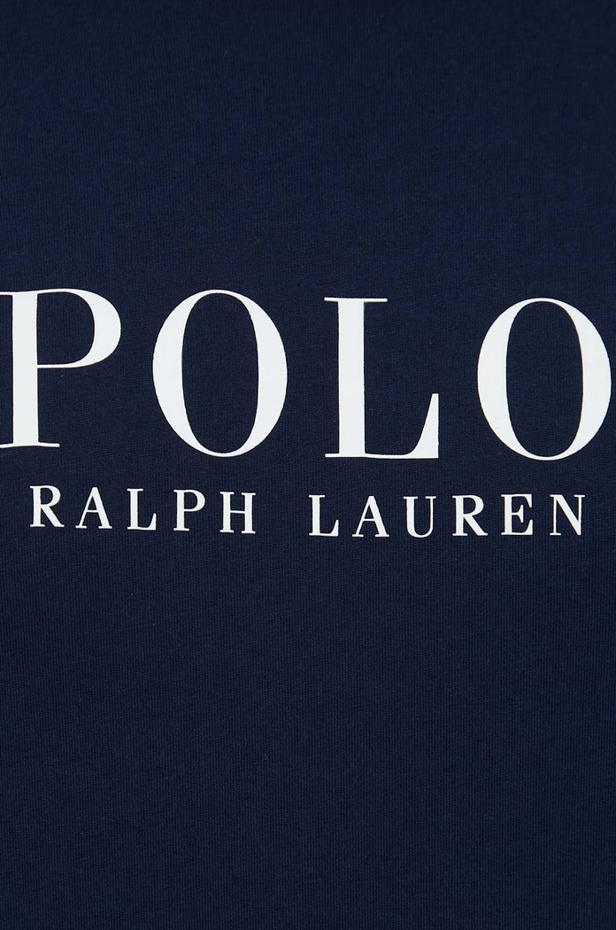 Polo Ralph Lauren longsleeve piżamowy bawełniany 714899614 granatowy