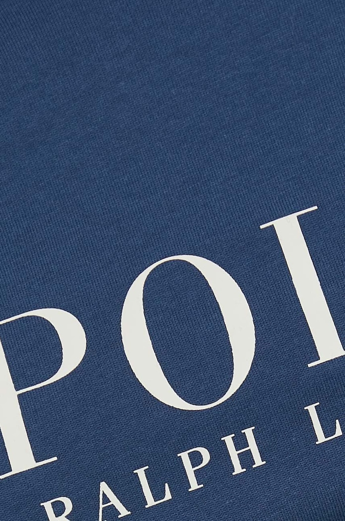 Polo Ralph Lauren longsleeve piżamowy bawełniany 714899614 granatowy