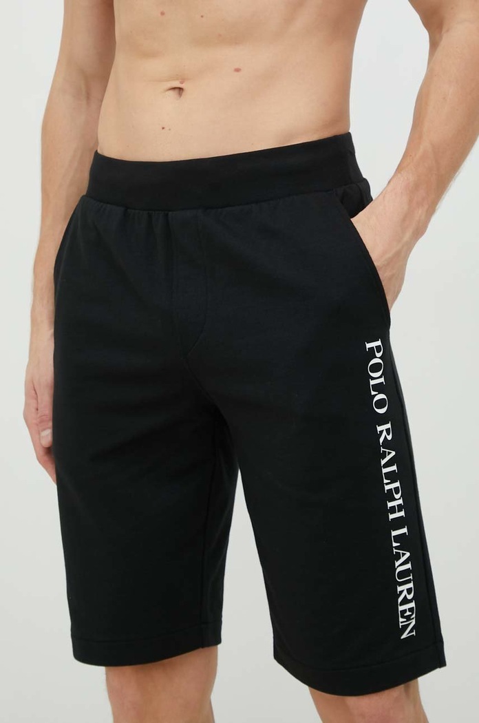 Polo Ralph Lauren rövid pizsama nyomtatásos fekete 714899620