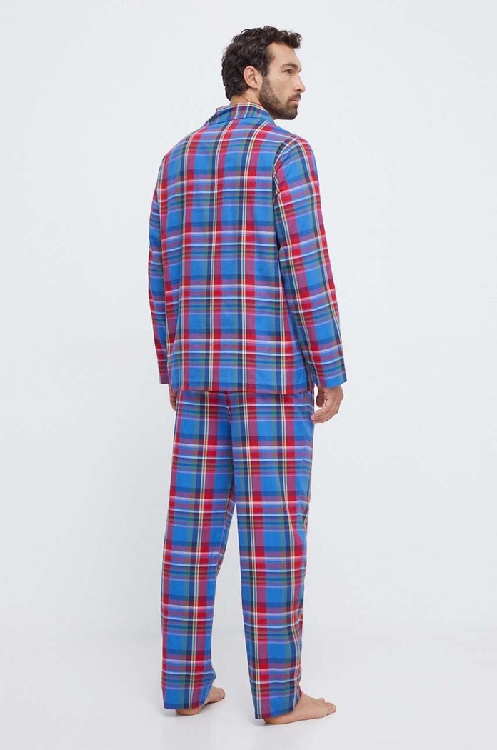 Polo Ralph Lauren dvoudílné pyžamo pánské bavlněné 714899627 vícebarevná SS26