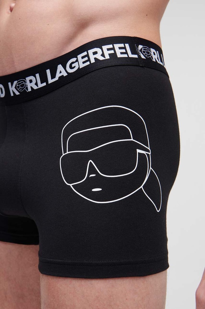 Boxerky Karl Lagerfeld 3-pak 230M2103 čierna SS24