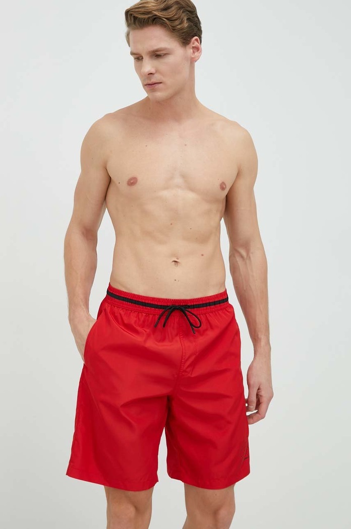 Karl Lagerfeld pantaloni scurti de baie 230M2214 rosu AA00