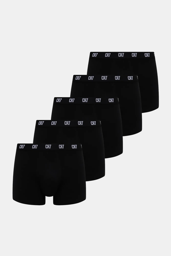 Boxerky CR7 Cristiano Ronaldo 5-pack pletenina černá 8123.49.2902
